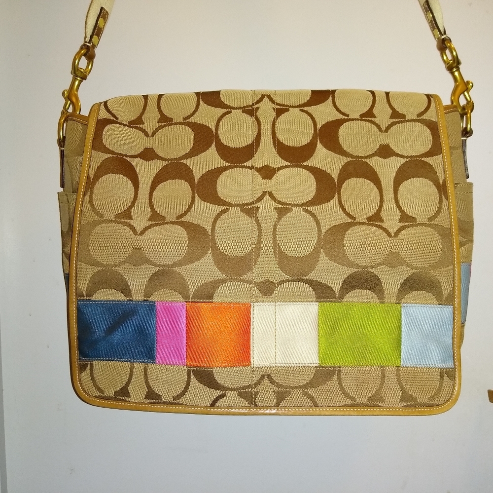 Signature Coach messenger/diaper bag